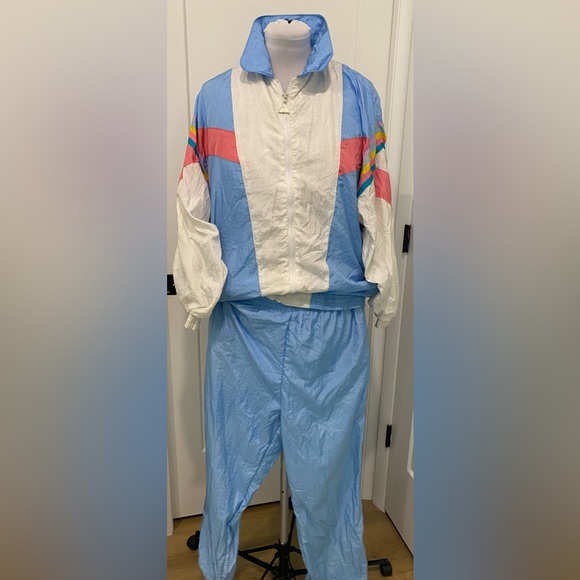 Vintage 80’s Jogger Style Track Suit Retro Vibes |Size Medium Petite - Picture 1 of 10